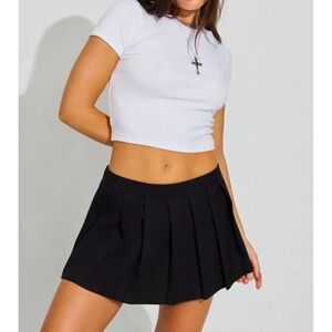 Nicole Pleated Micro Skort from Garage